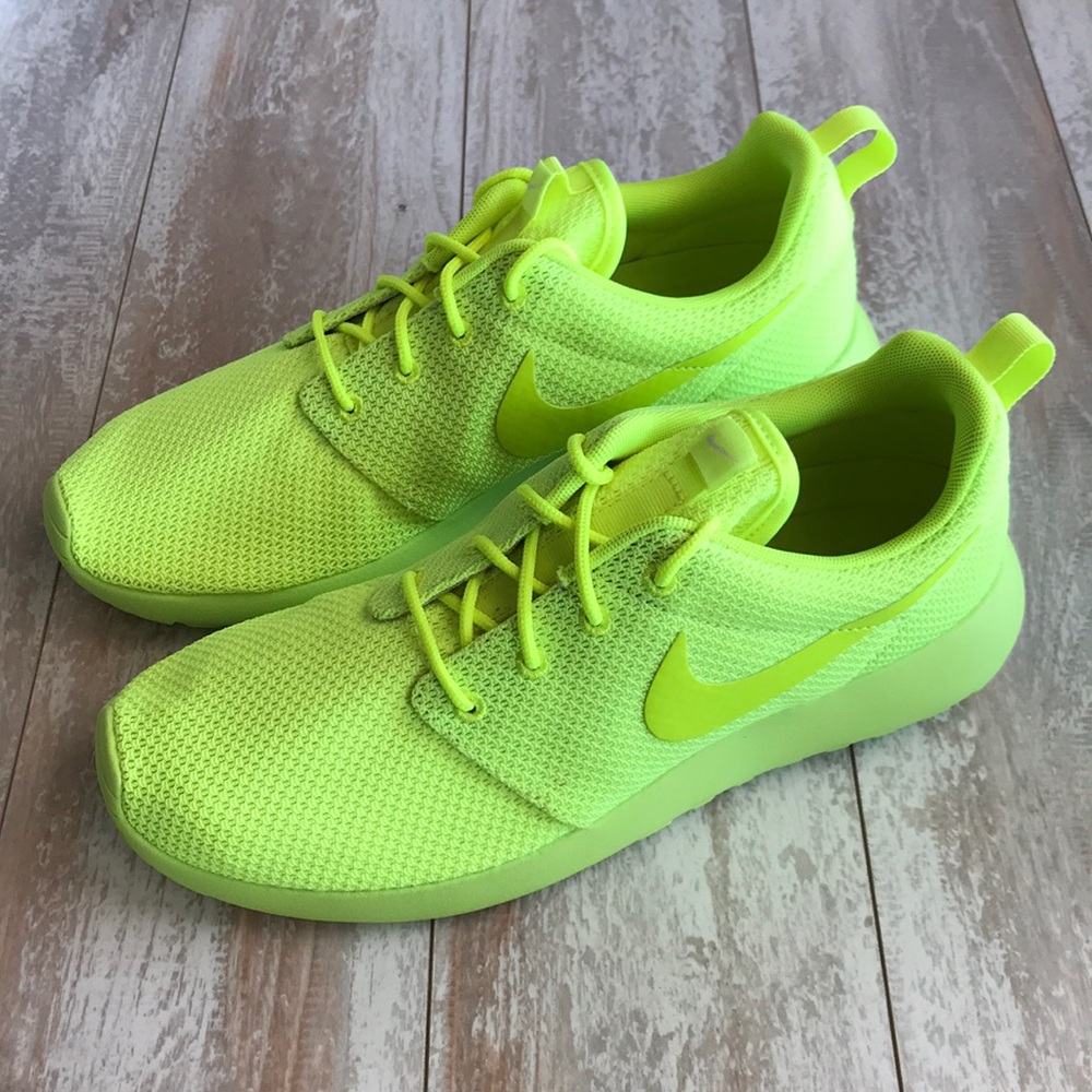 NWT Nike ID neon yellow custom - Picture 6 of 7